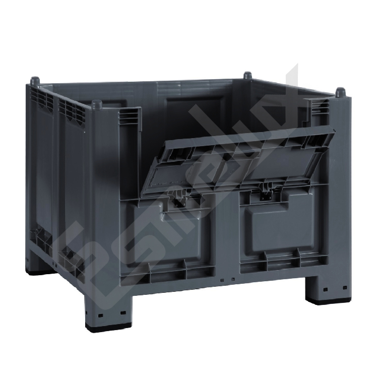 Contenedor de polipropileno con puerta abatible